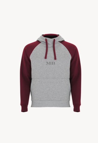 MB hoodie two-tone