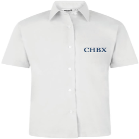 CHBX Camicie Girl Non Iron Manica Corta- 2 camicie per confezione