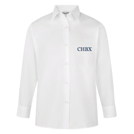 CHBX Camicie Girl Non Iron Manica Lunga - 2 camicie per confezione