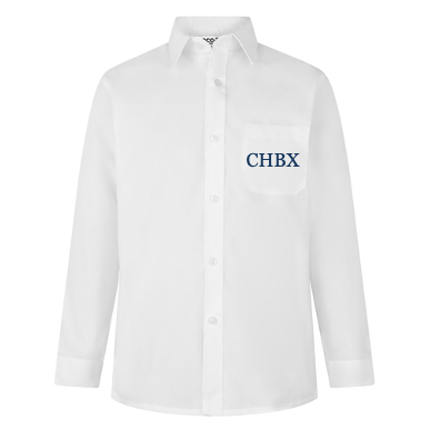 CHBX Camicie Boy Non Iron Manica Lunga - 2 camicie per confezione