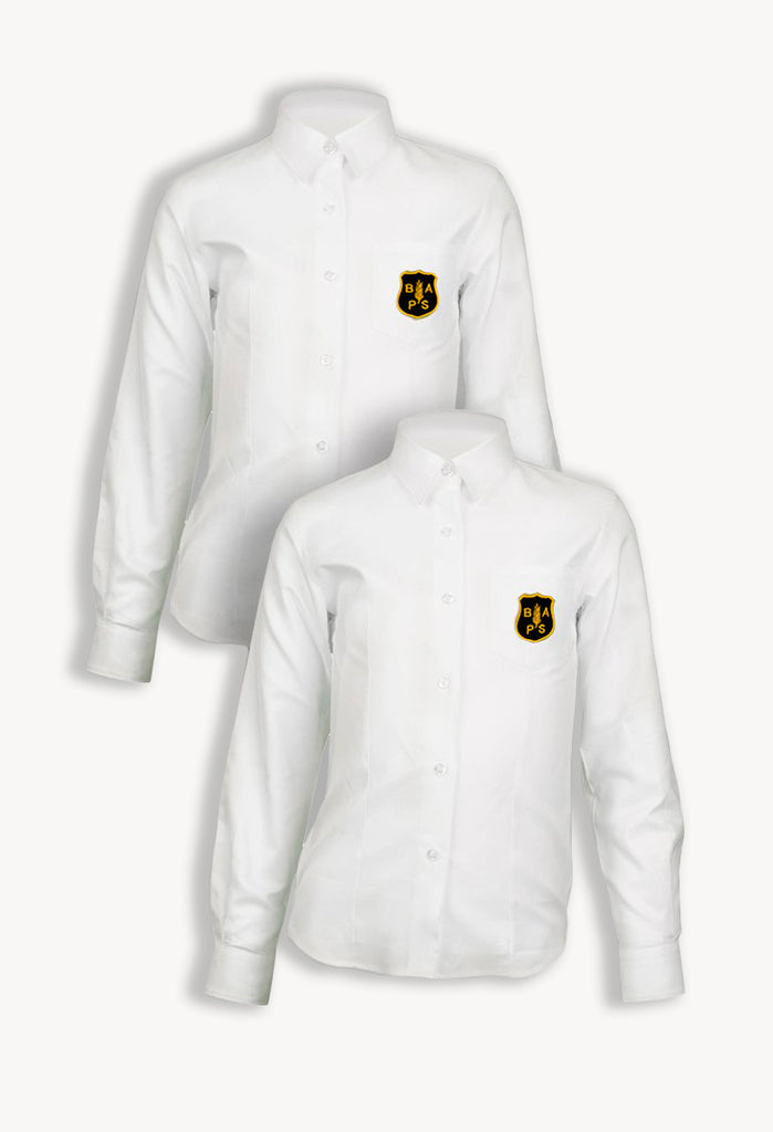 BAPS Shirts Girl No Iron Long Sleeves- 2 shirts for packaging