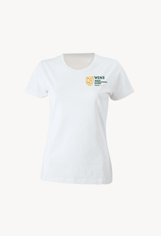 WINS T-Shirt Corta Donna | Divise Scolastiche | Happy Schoolwear